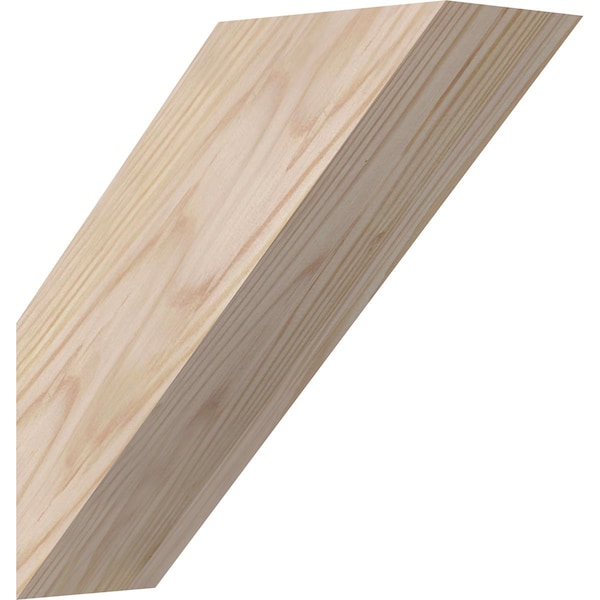 Ekena Millwork 3 1/2"W x 10"D x 10"H Traditional Smooth Knee Brace, Douglas Fir BRC04X10X10TRA00SDF - main